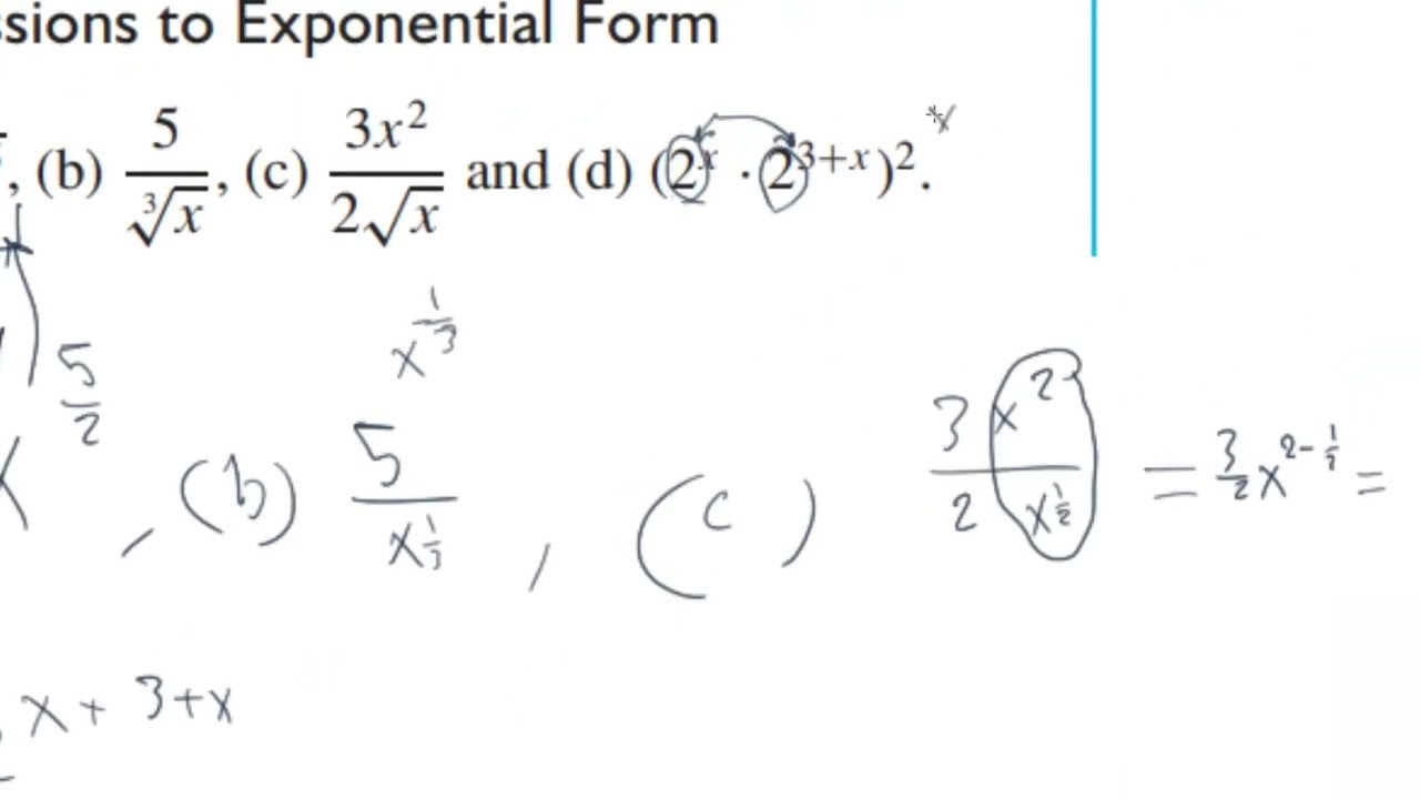 0.5 EXPONENTIAL AND LOGARITHMIC FUNCTIONS | الدوال الأسية واللوغارثمية