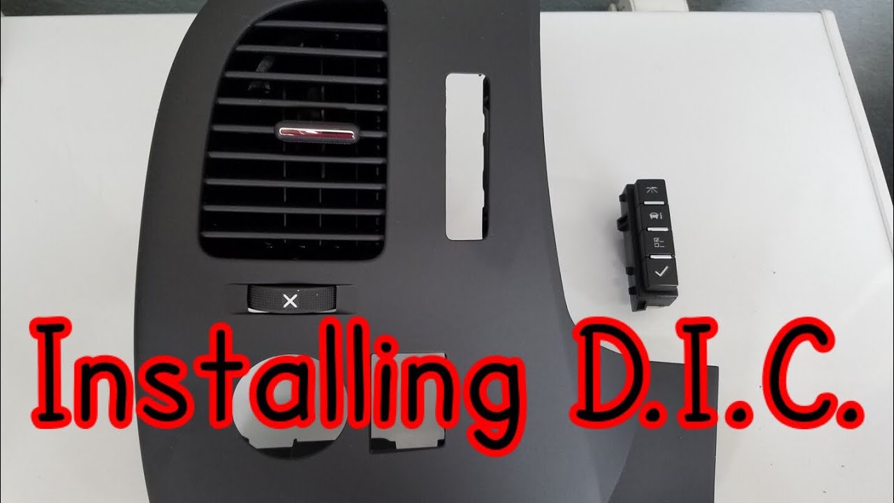 Driver Information Center (D.I.C.) Install for Silverado / Sierra
