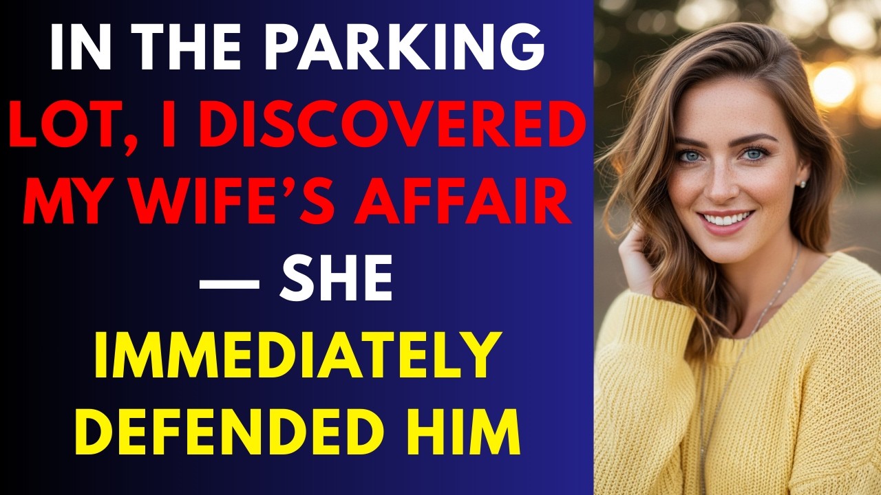 In the Parking Lot, I Discovered My Wife’s Affair — She Immediately Defended Him