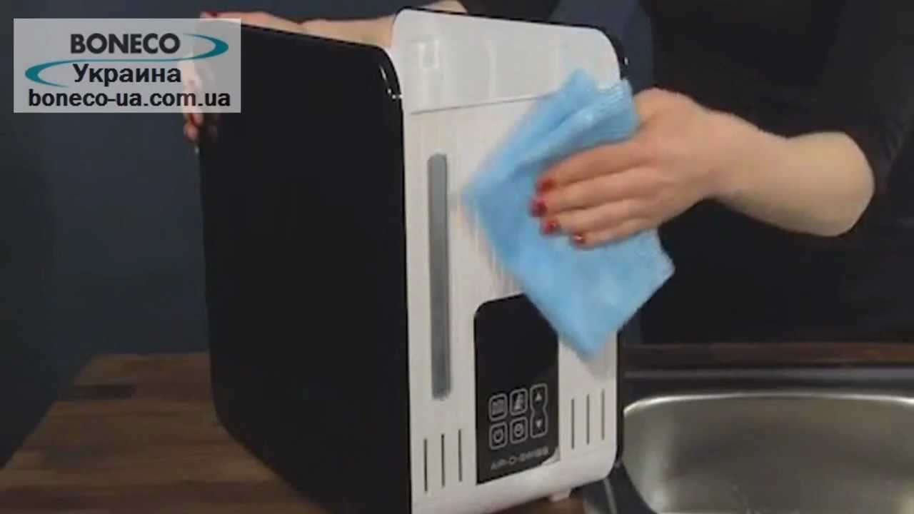 Чистка и уход за паровым увлажнителем Boneco S450