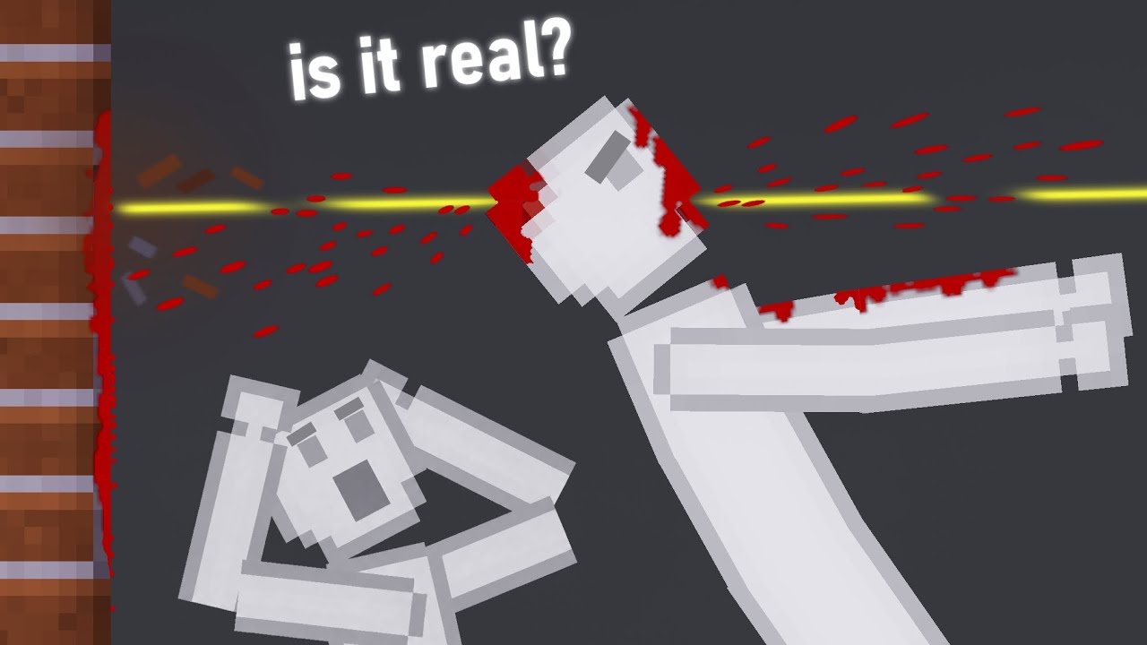 TRAILER! Physics Blood Mod In People Playground!