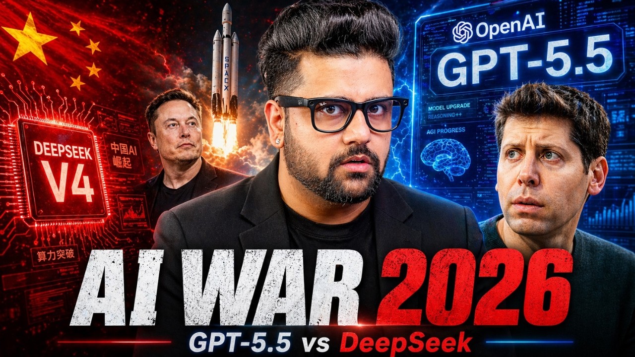 GPT-5.5 Launch, DeepSeek V4 Attack aur Elon Ka Chip Plan | Tech News