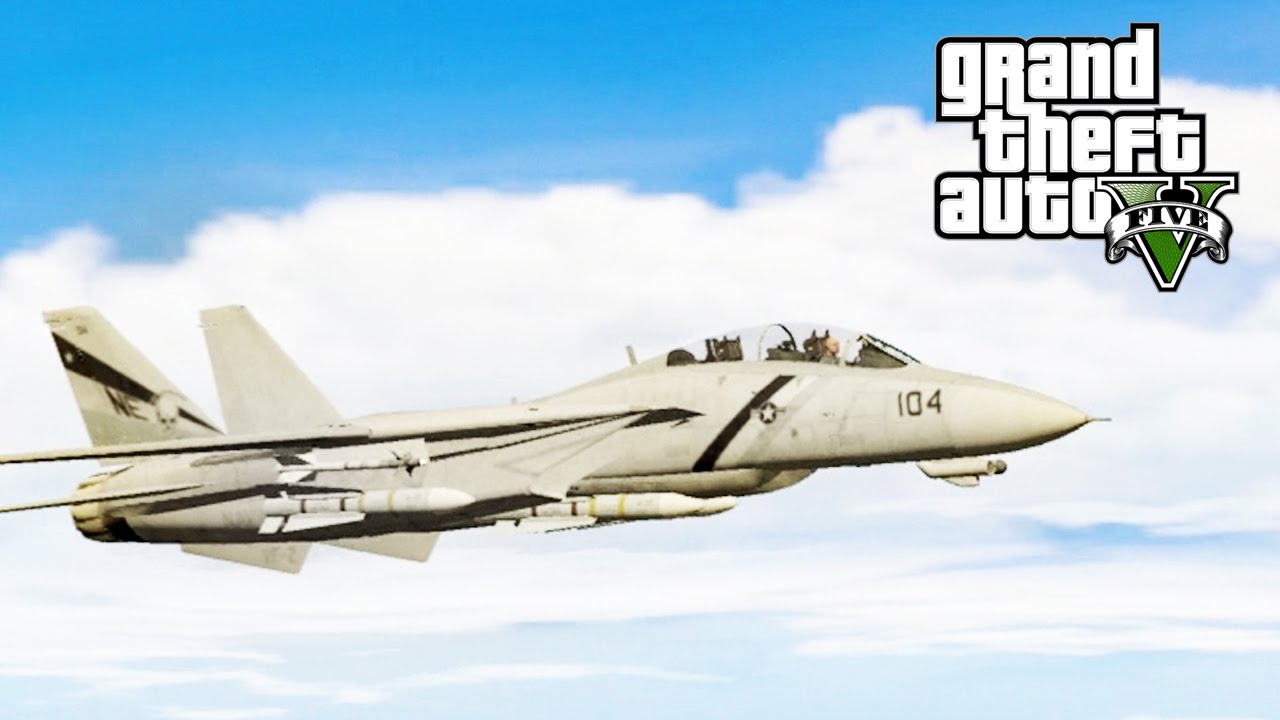 GTA 5 SP #16 - F-14 Tomcat Mod