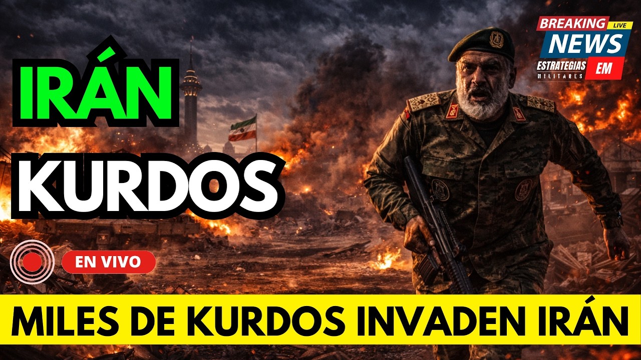 🚨 NOTICIAS IRÁN MILES DE KURDOS INVADEN NORTE DE IRÁN GUERRA TERRESTRE