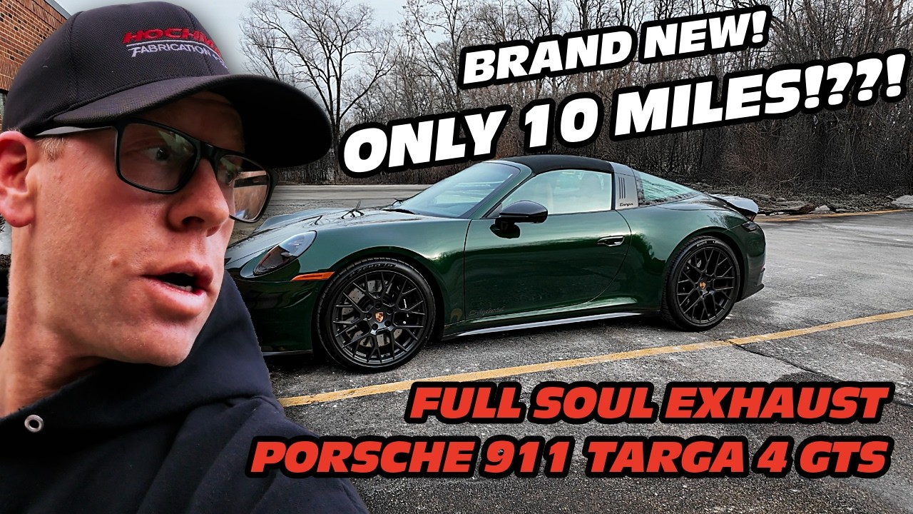 Совершенно новый Porsche с пробегом всего 10 миль!? Выхлопная система SOUL звучит просто невероятно!