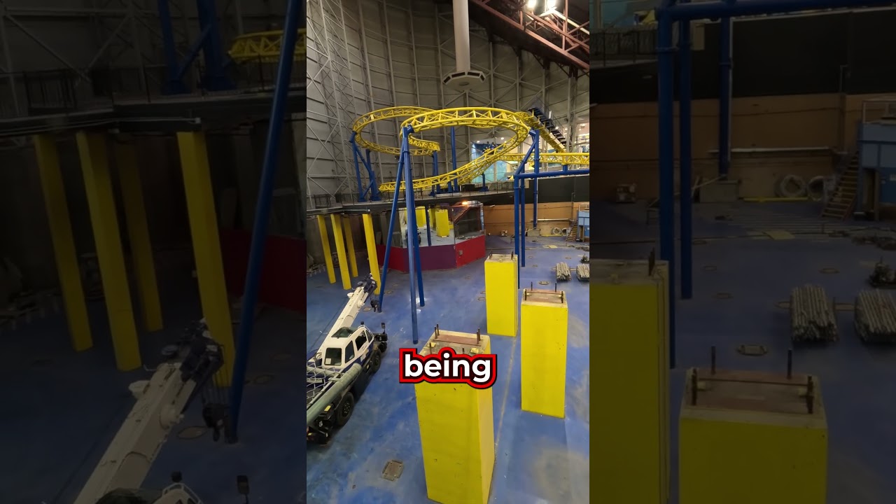 Mindbender Removal Progress: November 🏗️🎢 | #shorts