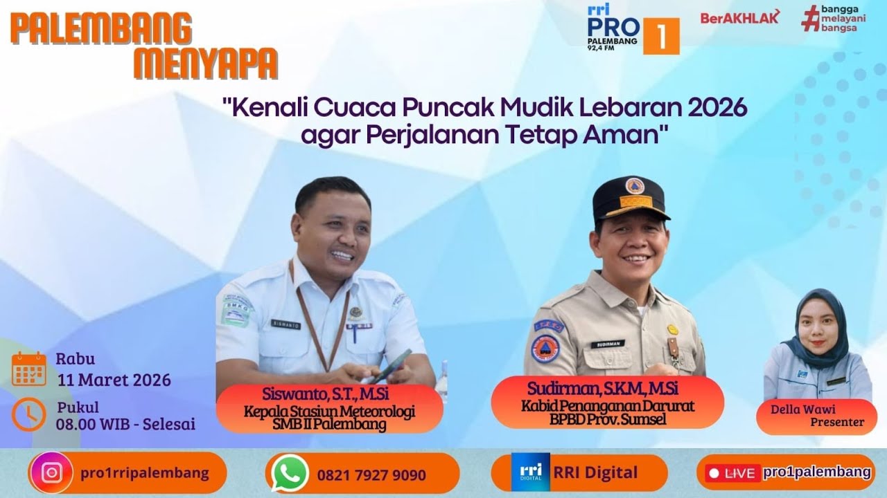 ИНТЕРАКТИВНЫЙ ДИАЛОГ В СТУДИИ «ПАЛЕМБАНГ МЕНЯПА» - РНИИ ПАЛЕМБАНГ, 11 МАРТА 2026 Г.