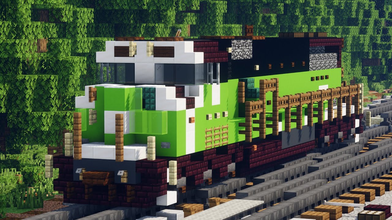 Minecraft Burlington Northern SD60M Train Tutorial