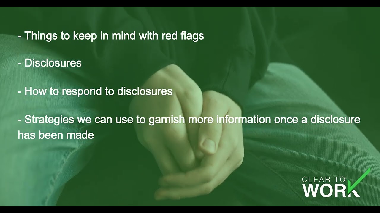 Identify and Report Children and Young People at Risk - Section 3