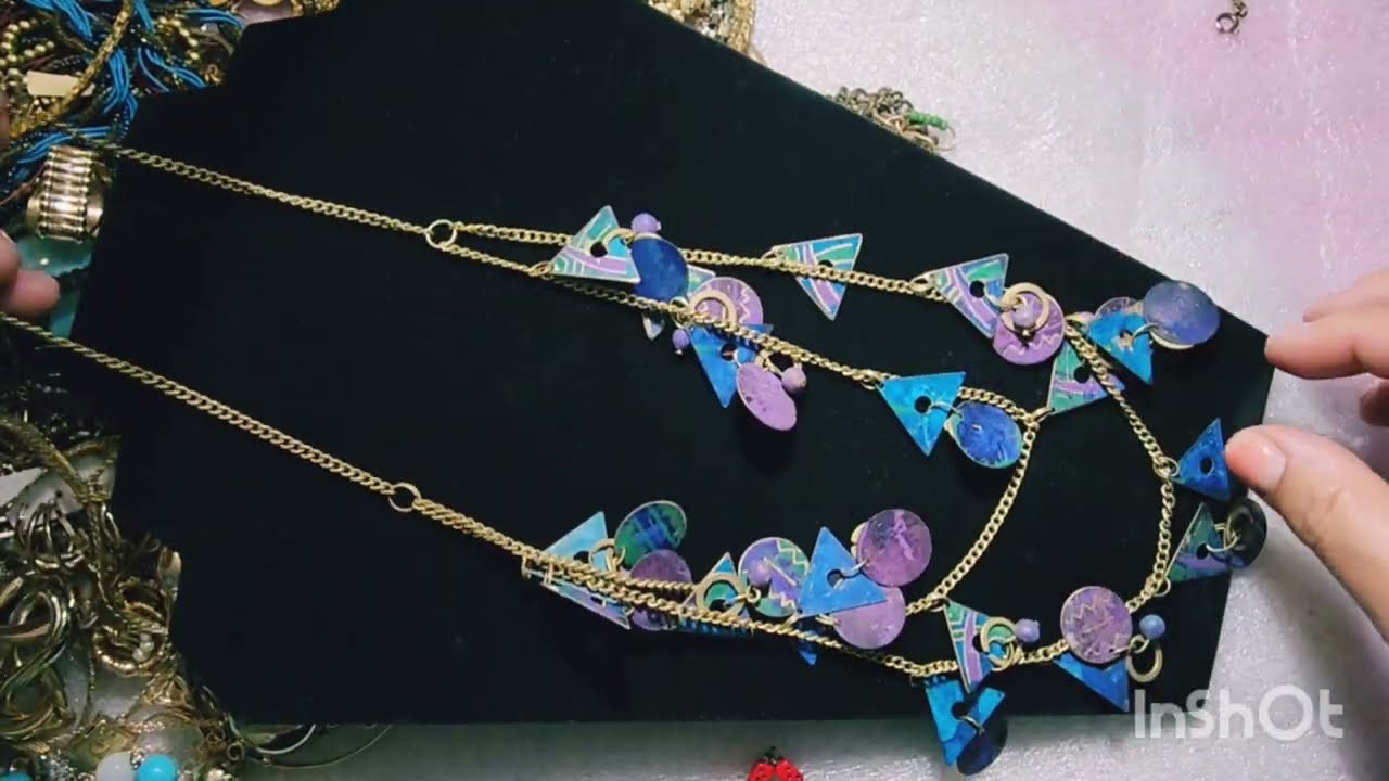Joyeria de segunda mano, vintage, Goodwill box de 8 libras ...#unboxing