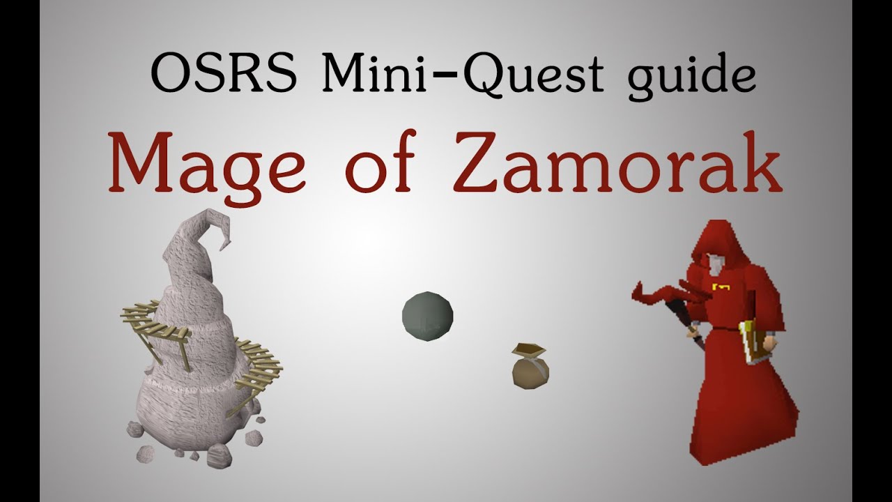 [OSRS] Mage of Zamorak mini-quest (unlock abyss)