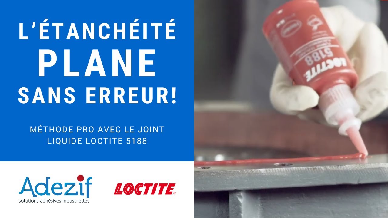 Réalisez facilement une étanchéité plane PARFAITE sur plans rigides ! [ Démo Loctite 5188 ]