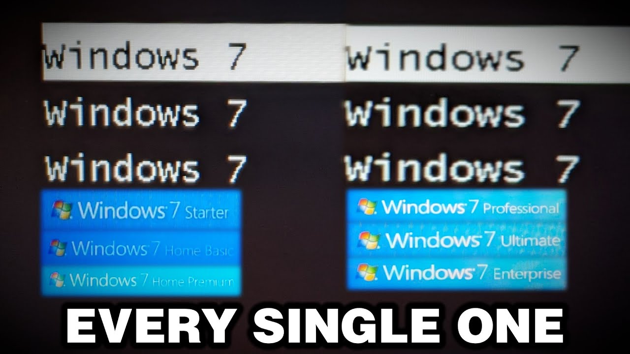 Установка и мультизагрузка КАЖДОЙ ВЕРСИИ WINDOWS 7