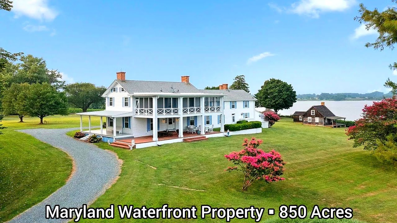 Maryland Farms For Sale | 848 Acres | Maryland Land For Sale | Maryland Waterfront Log Cabins