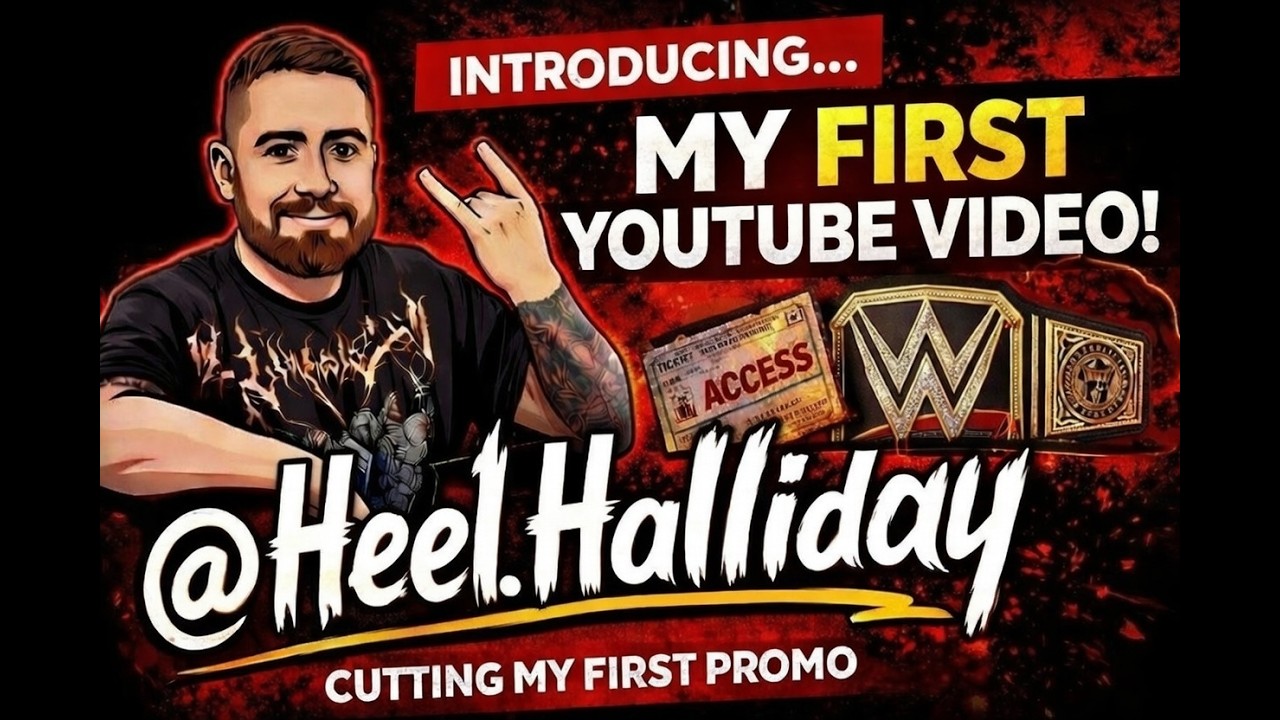 Cutting My First Wrestling Promo | Introduction to @Heel.Halliday