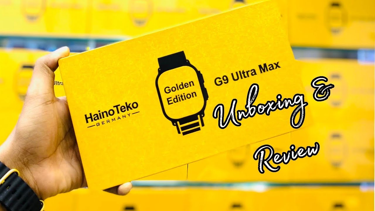HainoTeko G9 Ultra Max Unboxing &  Review ! #watch #hainoteko #viral