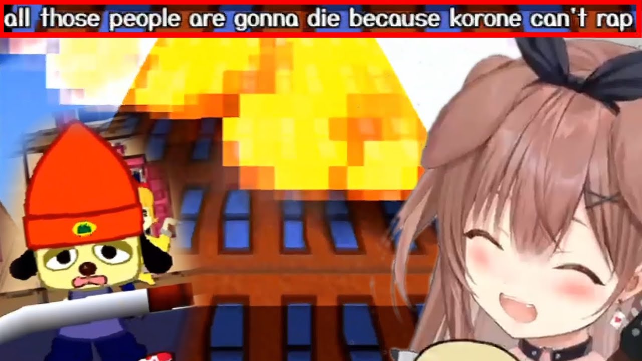 Countless Lives Lost As Korone Too Busy Trying to Freestyle With PaRappa [Hololive]