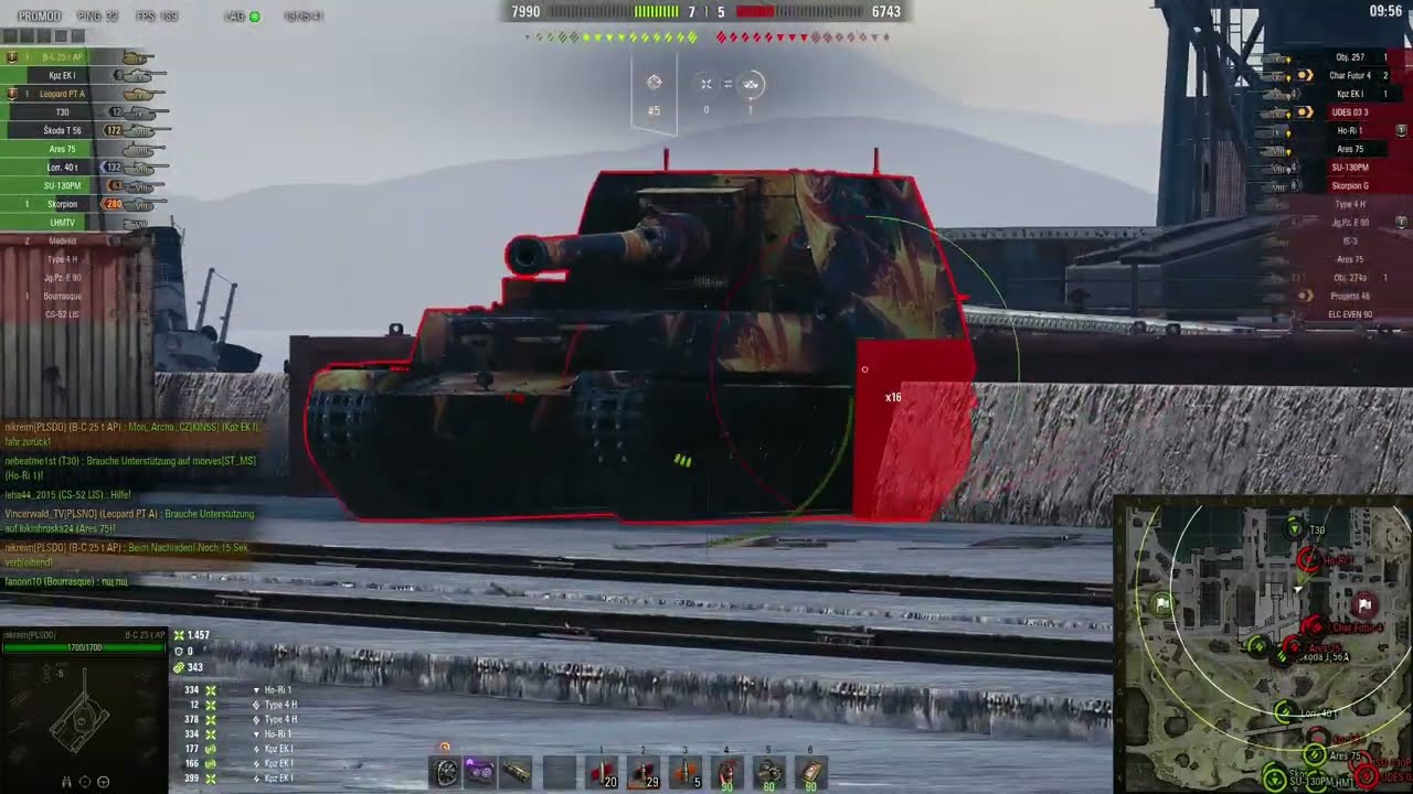 Flankieren mit der Bat.-Chat. 25t AP [WoT-Replay]