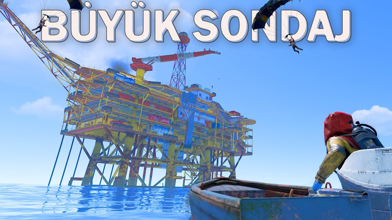 Rust Büyük Sondaj Kulesi Rehberi - Sondaj Kulesi Nasıl Lootlanır? Rust Large Oil Rig - / Rust Türkçe