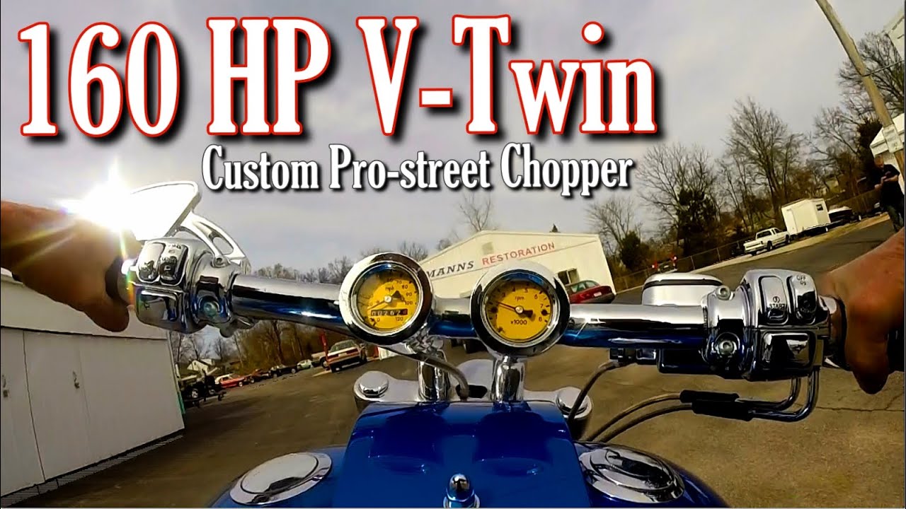 Custom Chopper 140 Cubic Inch V-Twin 160 HP 6spd Baker Trans