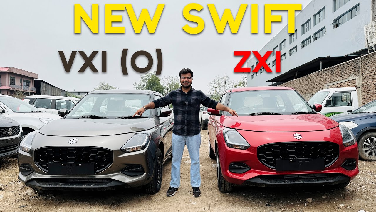 70K difference But which one is right Choice 🤔 New Swift VXI Optional vs ZXI variant- SalahCar