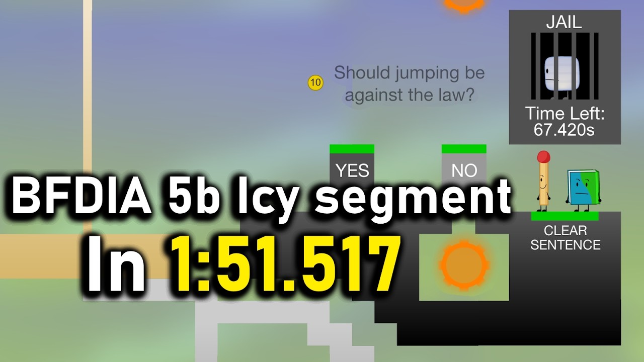 BFDIA 5b - Ice Cube segment in 1:51.517 [WR]