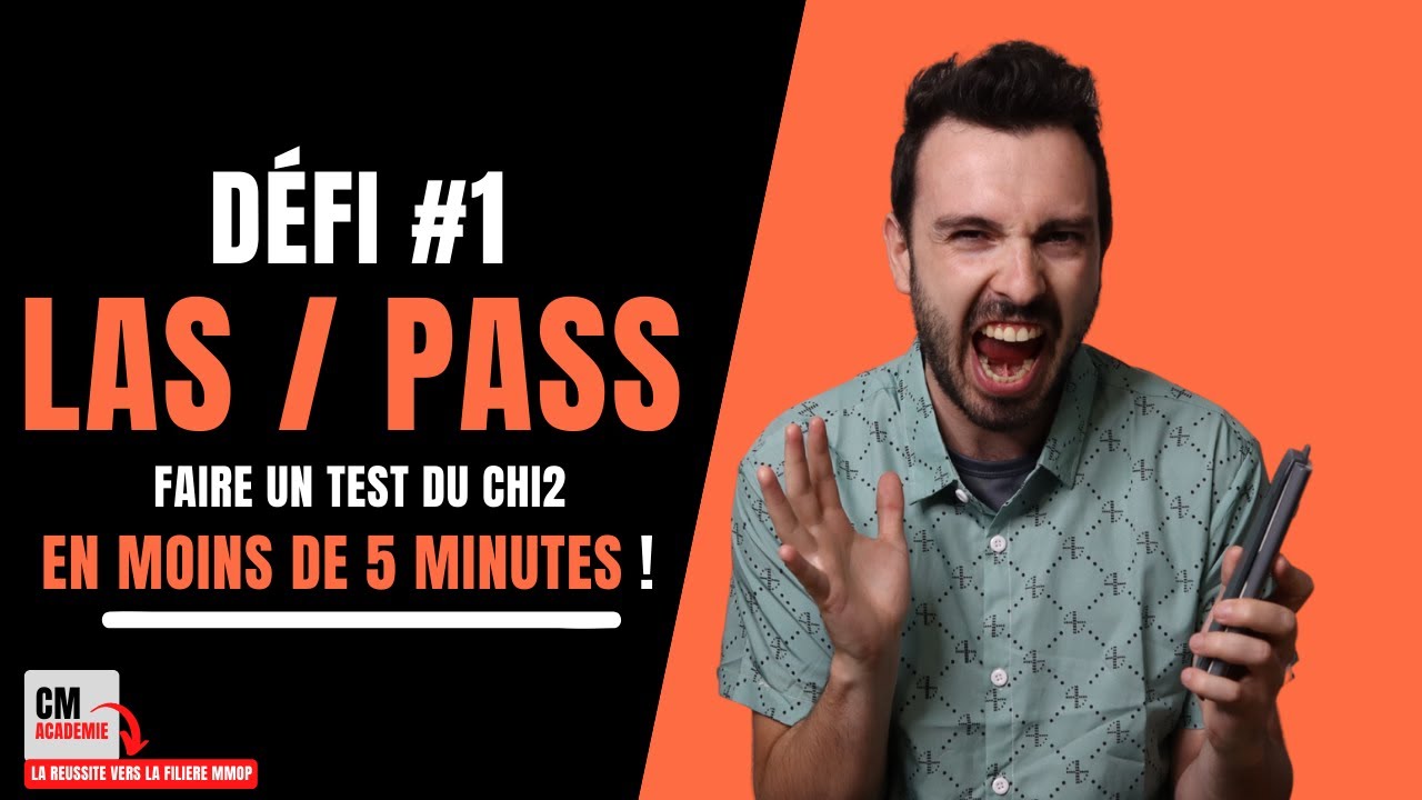 DEFI #1 : ➗Faire un TEST DU CHI2 en moins de 5 minutes, je relève le DEFI !