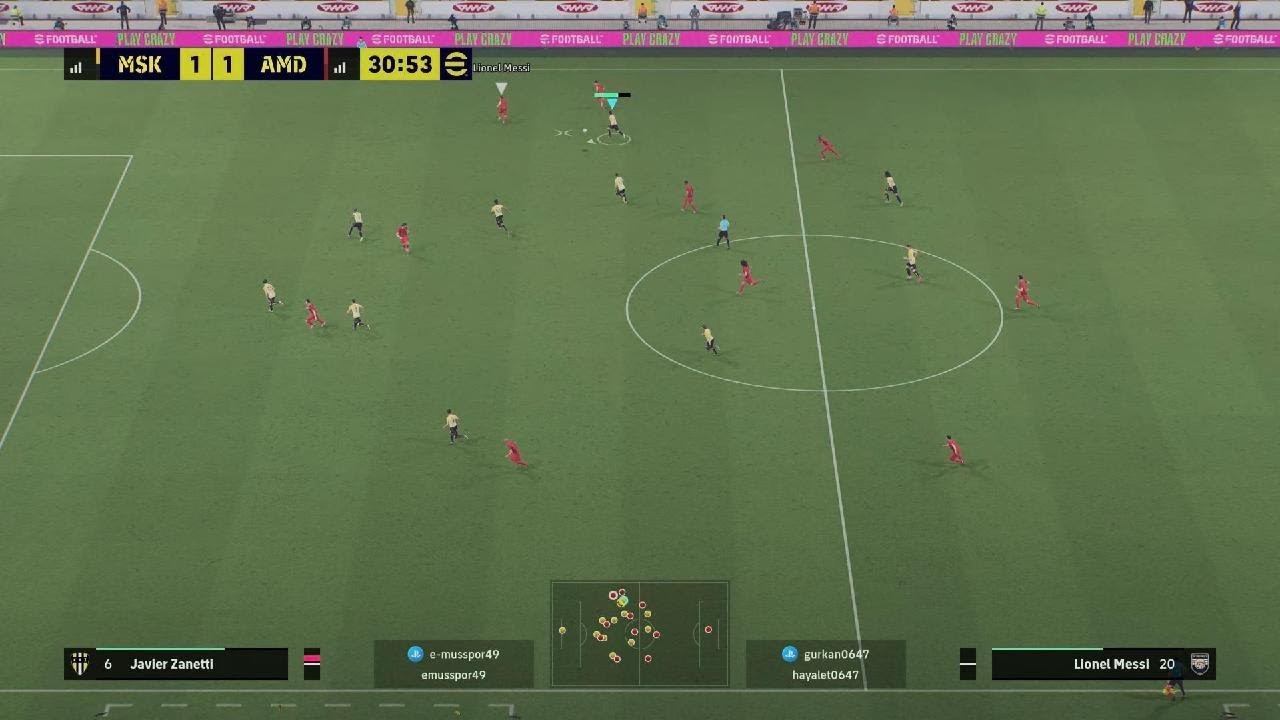 eFootball Muş Spor - Amed Spor klasman maçı