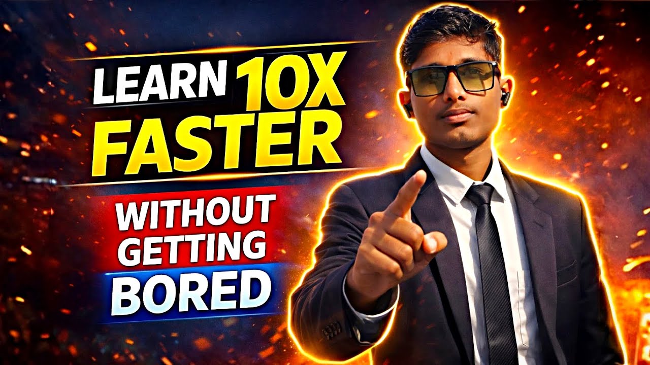 How To Learn Anything 10X Faster Without Getting Bored
