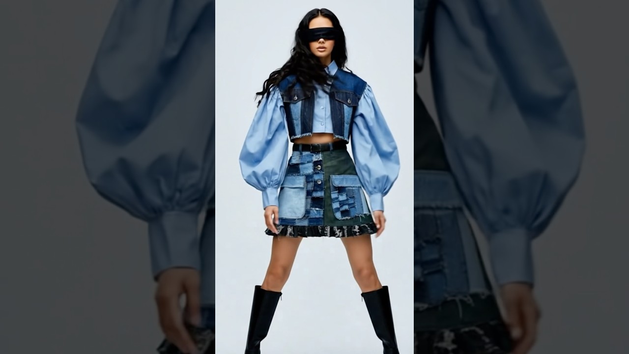 BTS of my denim collection #fashionindustry #fashiondesign #music #song #love #trending #denimdiary