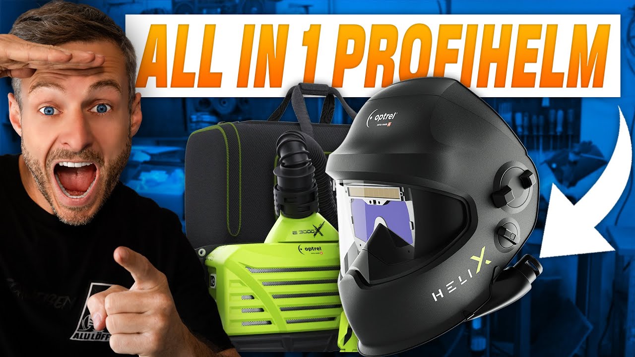 Kennst du den Besten Schweißhelm? Optrel Helix Frischlufthelm Industrie