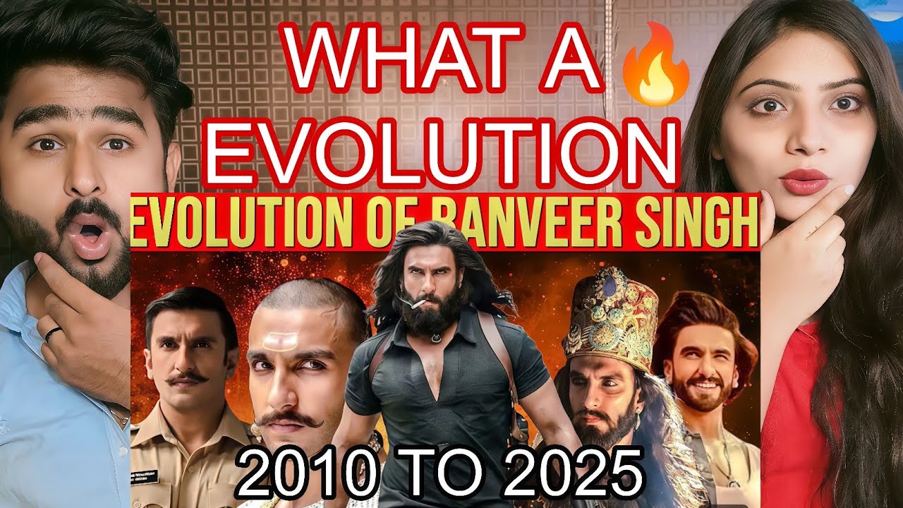 Pakistani couple Reacts To Ranveer Singh Evolution|band Baja baraat to dhurandhar|