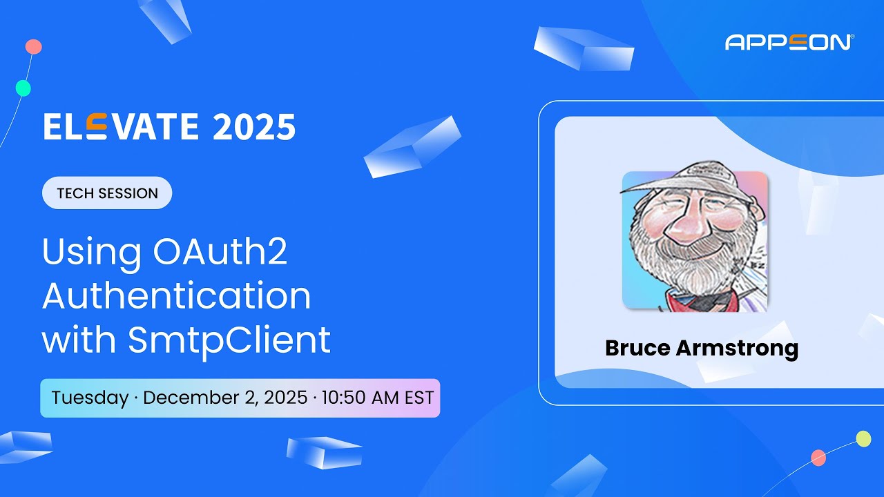 Using OAuth2 Authentication with SmtpClient