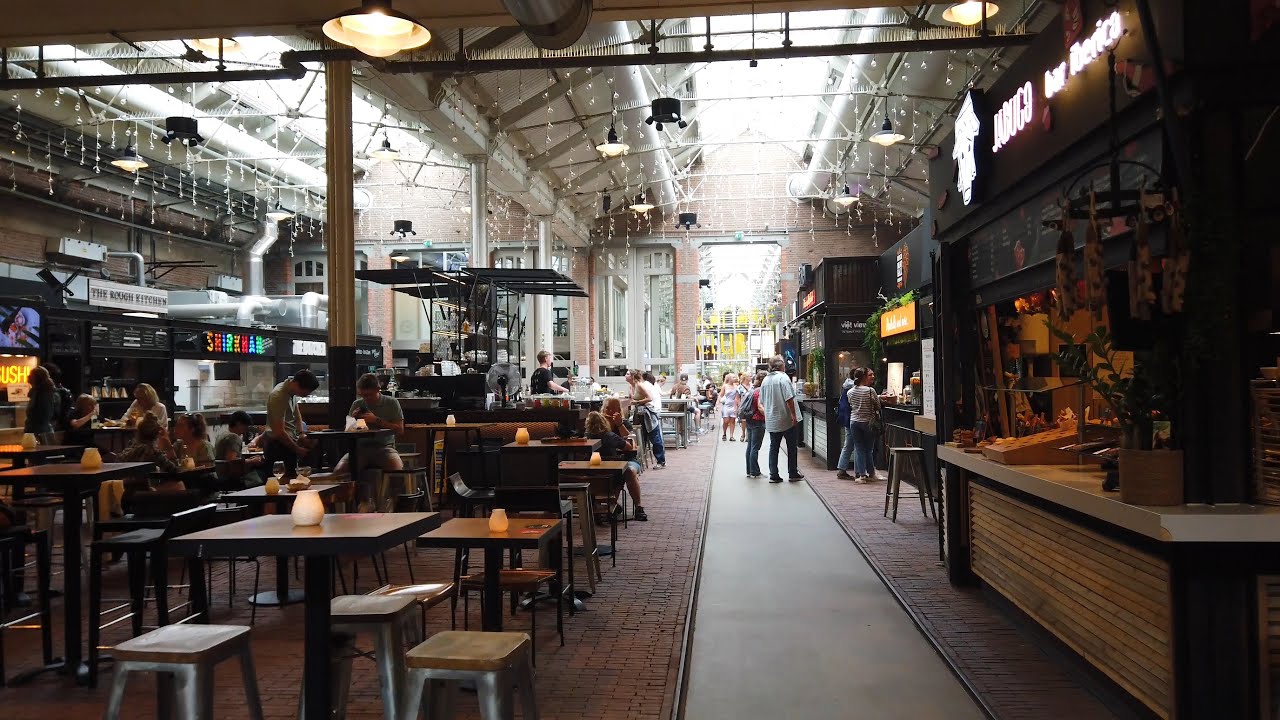 Walking in Amsterdam Oud-West | Foodhallen | The Netherlands 4K⁶⁰