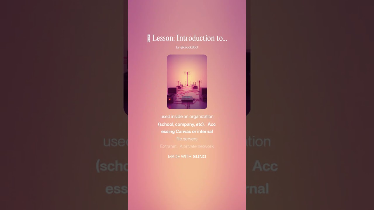 📖 Lesson  Introduction to Networks 1