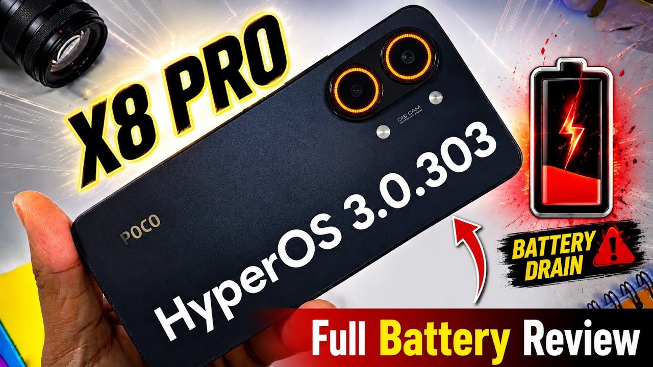 POCO X8 Pro Battery Test After Update Heating issues Fixed or Not 🔥🔥🚀🚀