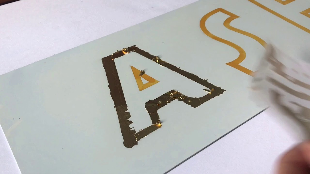 Surface Gilding and Directional Burnishing