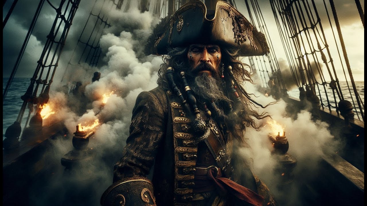 La Vraie Histoire de Barbe Noire : Le Pirate qui Terrorisait avec sa BARBE EN FEU 