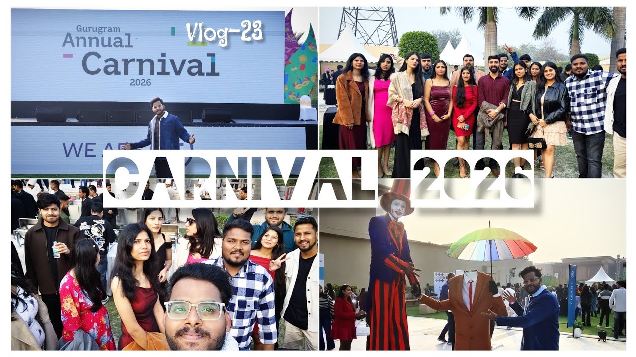 CARNIVAL 2026 ✨|| BT GURUGRAM || UMRAO 🏨 || VLOG - 23 || AMAZING EXPERIENCE 😄🎉 || PRECIOUS TIME 🤍 