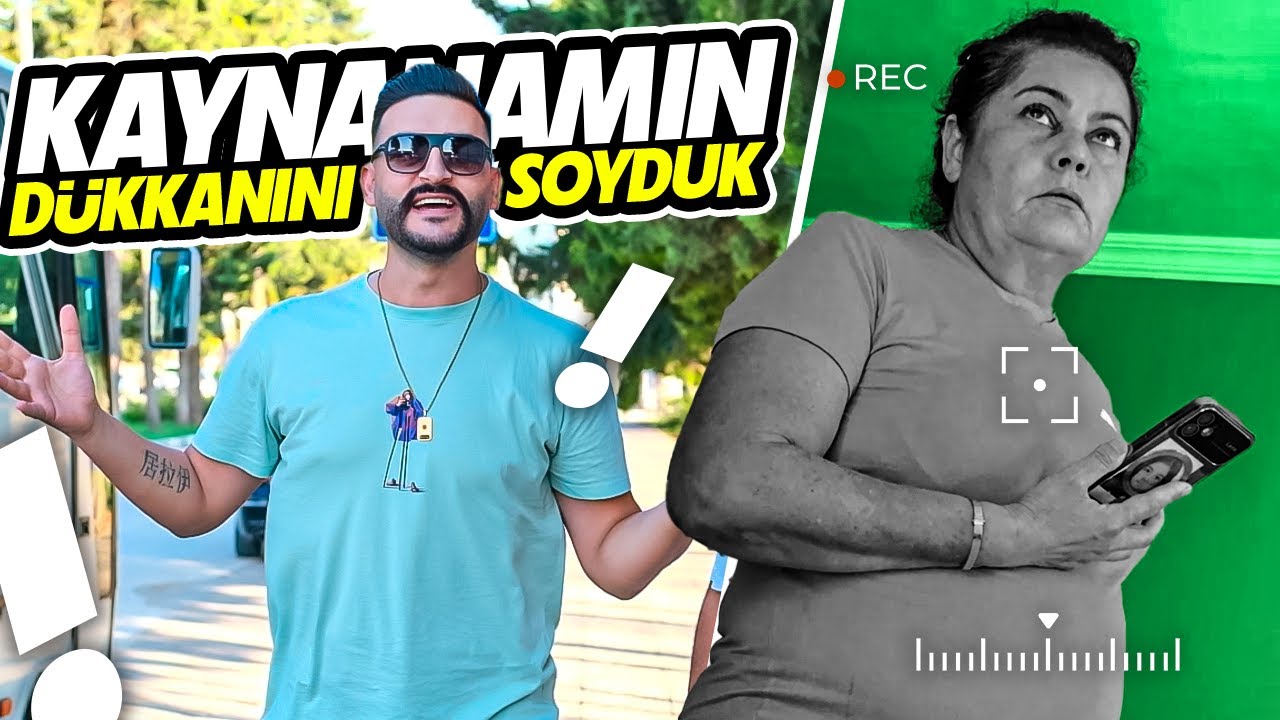 KAYNANAMI ŞOKE ETTİK! DÜKKANINI SOYDUK - BÜYÜK SÜRPRİZ