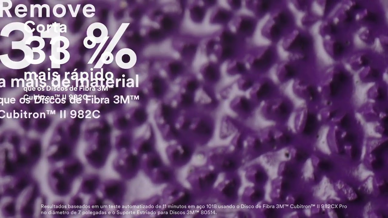 Nova Gera&ccedil;&atilde;o Disco de Fibra 3M Cubitron II 982CX Pro