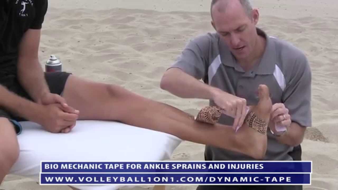 Volleyball Ankle Taping Techniques That Allow for Good Movement