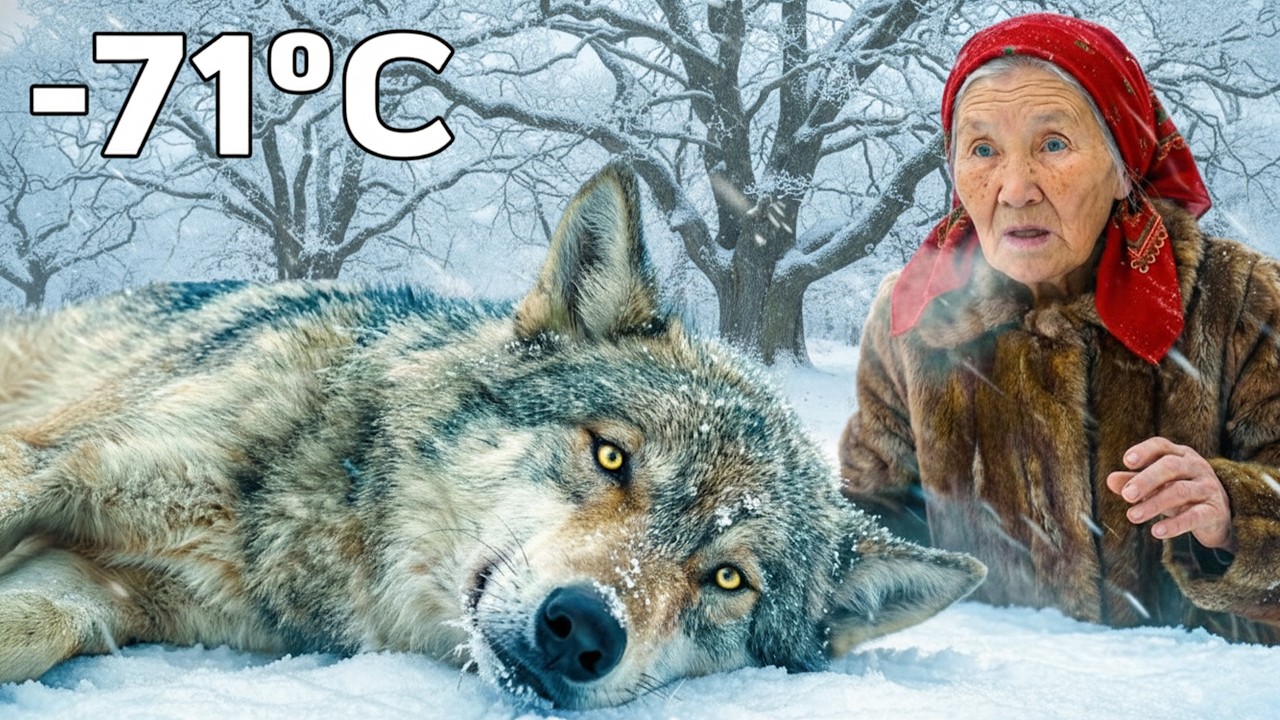 🐺 She Rescued a Wounded Wolf Abandoned by Its Pack in 71°C Siberian Blizzard