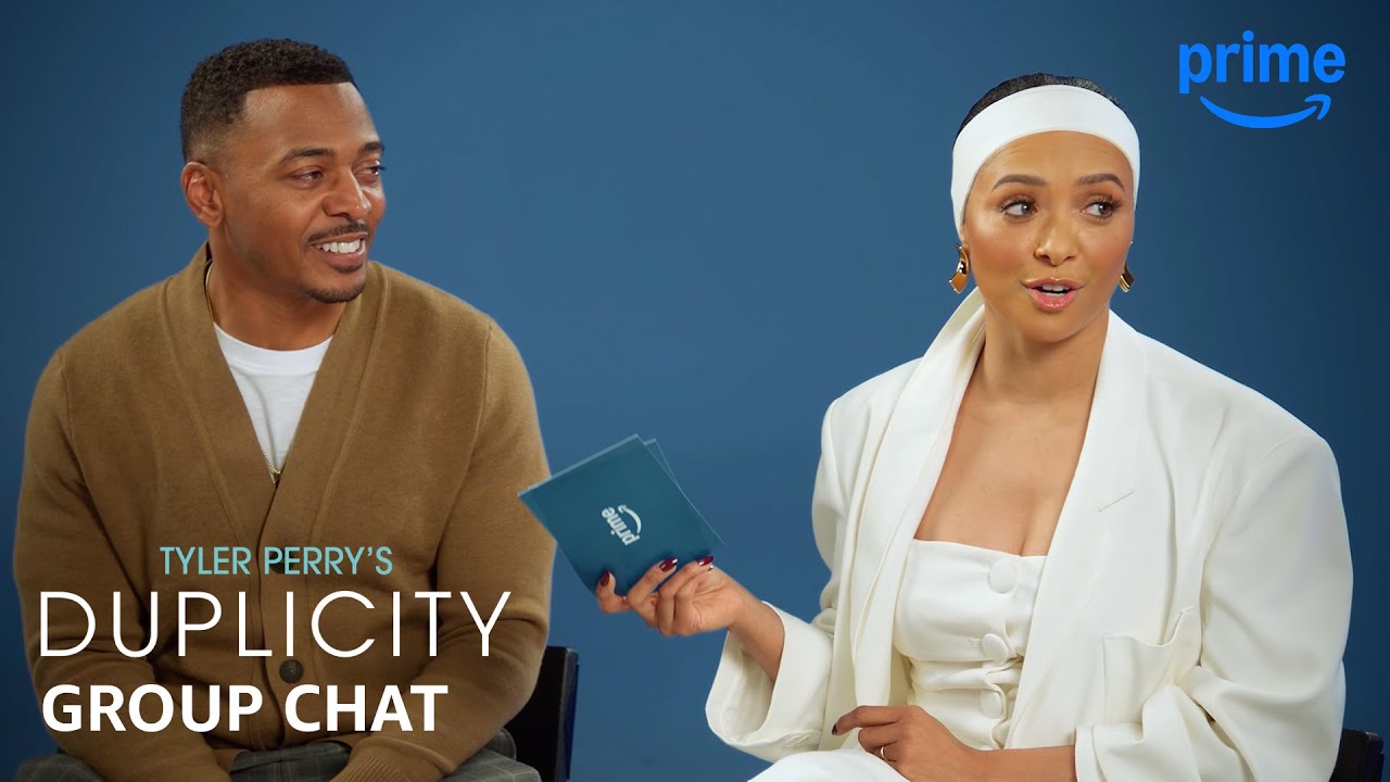 Group Chat with Kat Graham, Tyler Lepley, and More | Typer Perry's Duplicity | Prime Video