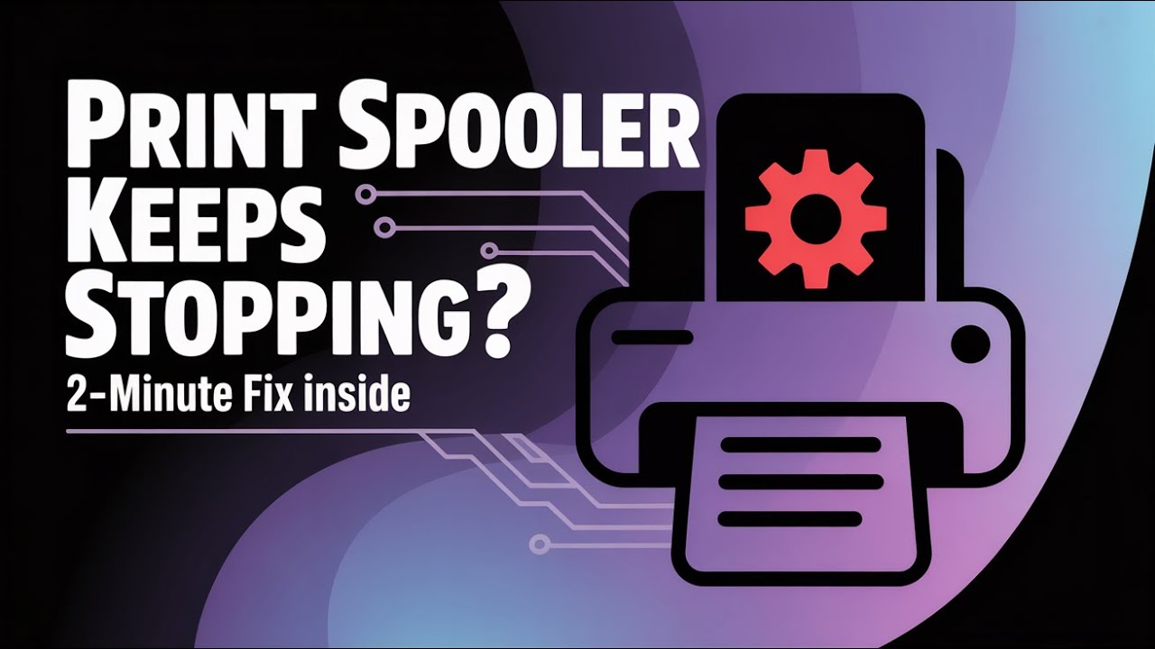 Print Spooler Keeps Stopping? Here's How to Fix It