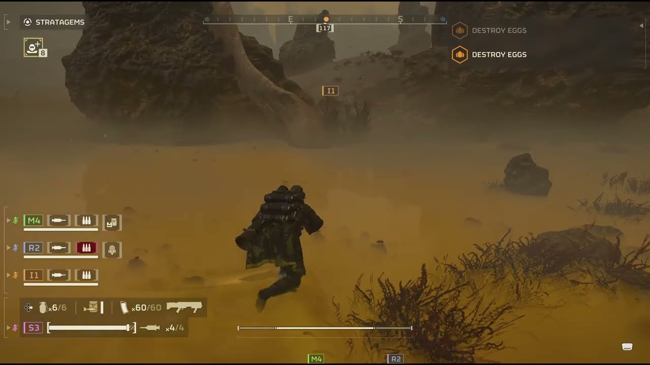 Helldivers 2 defending oshaune from terminid re-infestation on diff 4