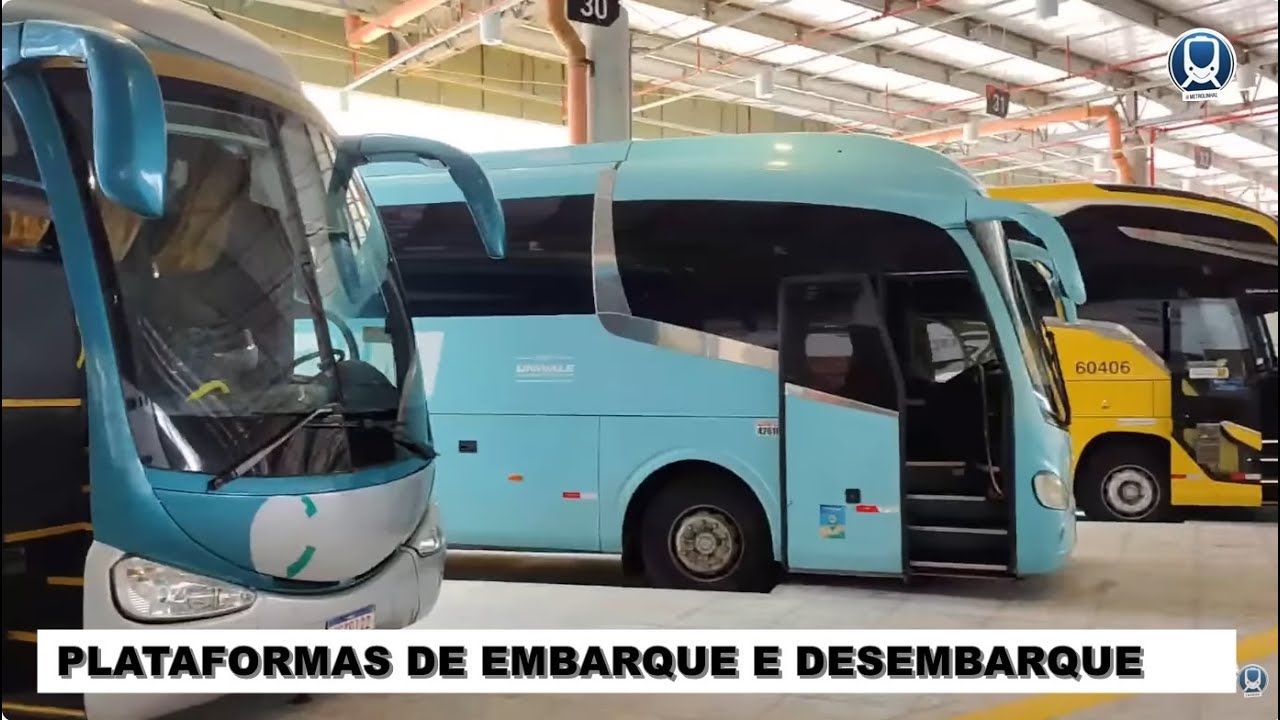 FUI CONFERIR AS 64 BAIAS DE EMBARQUE E DESEMBARQUE DA NOVA RODOVIÁRIA