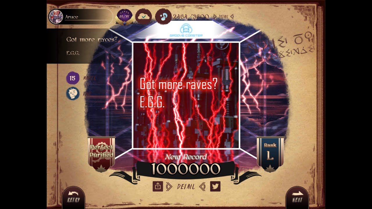 [Lanota] Got more raves? (MASTER 15) Perfect Purified!!!