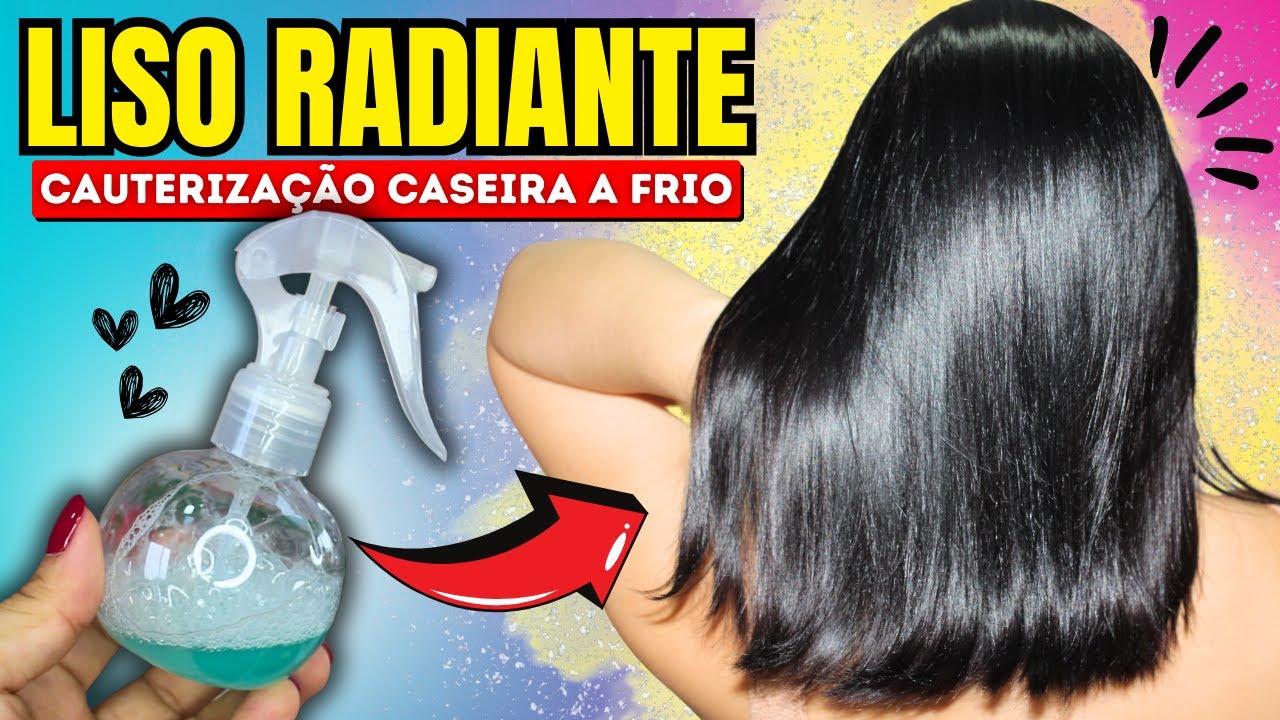 Apenas 3 Ingredientes Para Deixar Seu Cabelo LISO DESLUMBRANTE! FAÇA ISSO HOJE!
