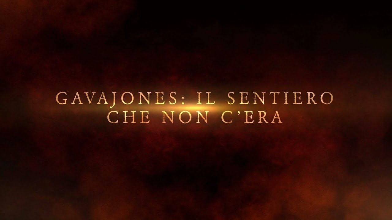 GavaJones: il sentiero che non c&rsquo;era 26.09.2018